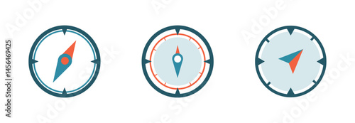 Set Various vintage marine compasses 