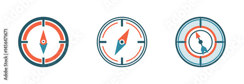 Set Various vintage marine compasses 