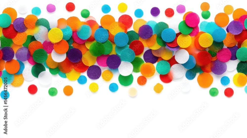 Festive Rainbow Confetti Background Perfect for Celebrations and Parties Festive Rainbow Confetti Background Perfect for Celebrations and Parties