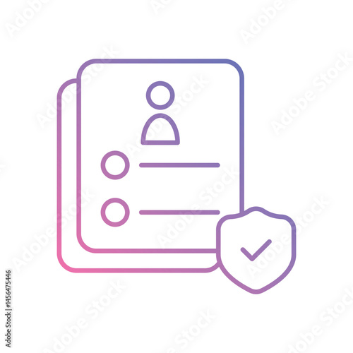 User Consent Supplier vector icons stock illustration