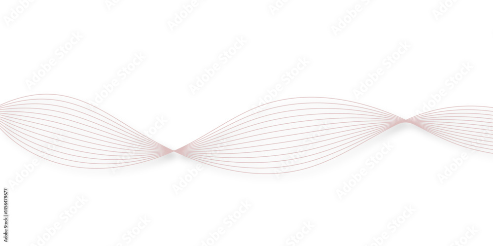 Fototapeta premium abstract wave element for design pink and white. Design template for cover, business. Abstract dynamic color lines, waves. Vector geometric backgrounds. 
