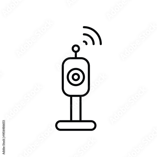 Surveillance Blocker Supplier vector icons stock illustration