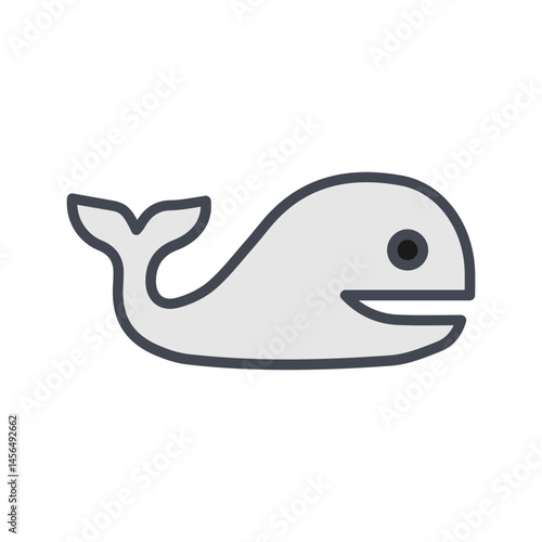 Whale Vector Icon