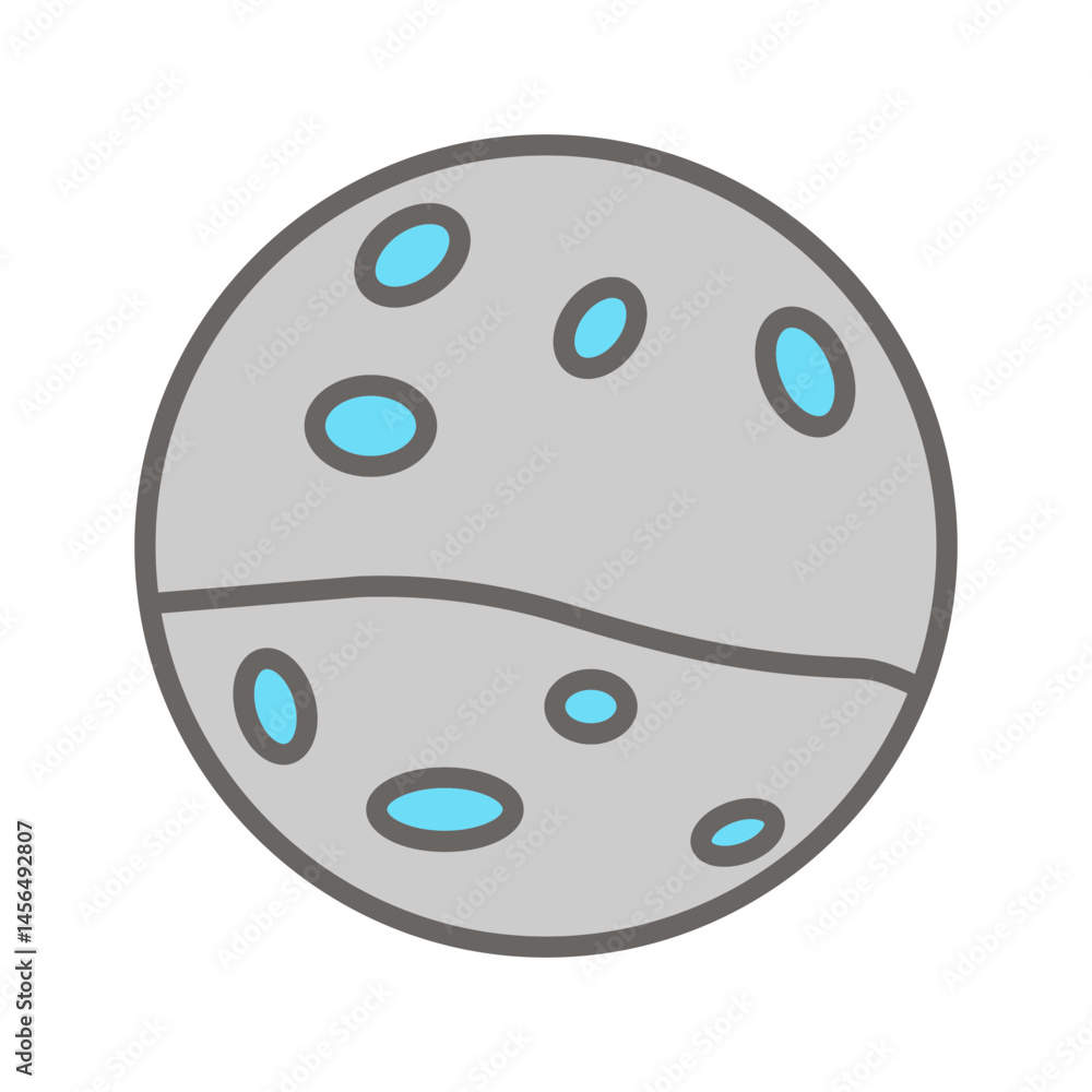 Fototapeta premium Mars Vector Icon