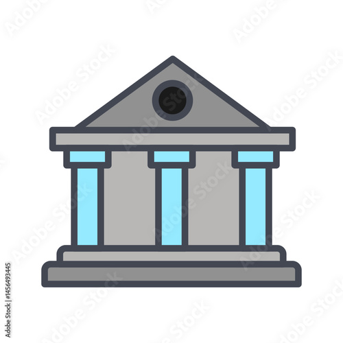 Courtroom Vector Icon