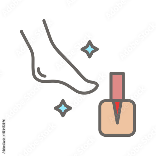 Pedicure Vector Icon