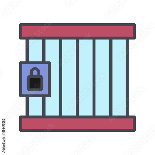 Jail Cell Vector Icon