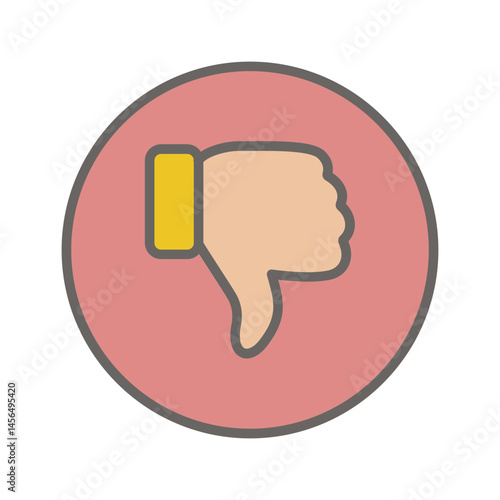 Thumbs Down Vector Icon