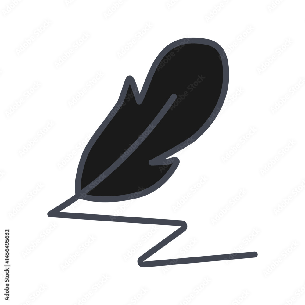 Quill Pen Vector Icon Quill Pen Vector Icon
