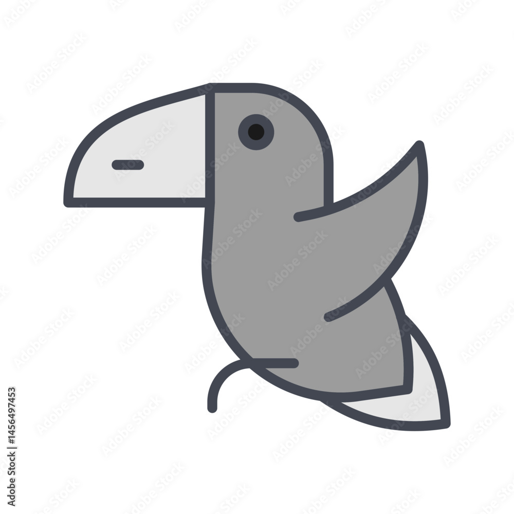 Fototapeta premium Toucan Vector Icon