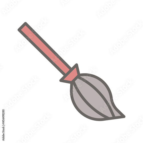 Witches Broom Vector Icon