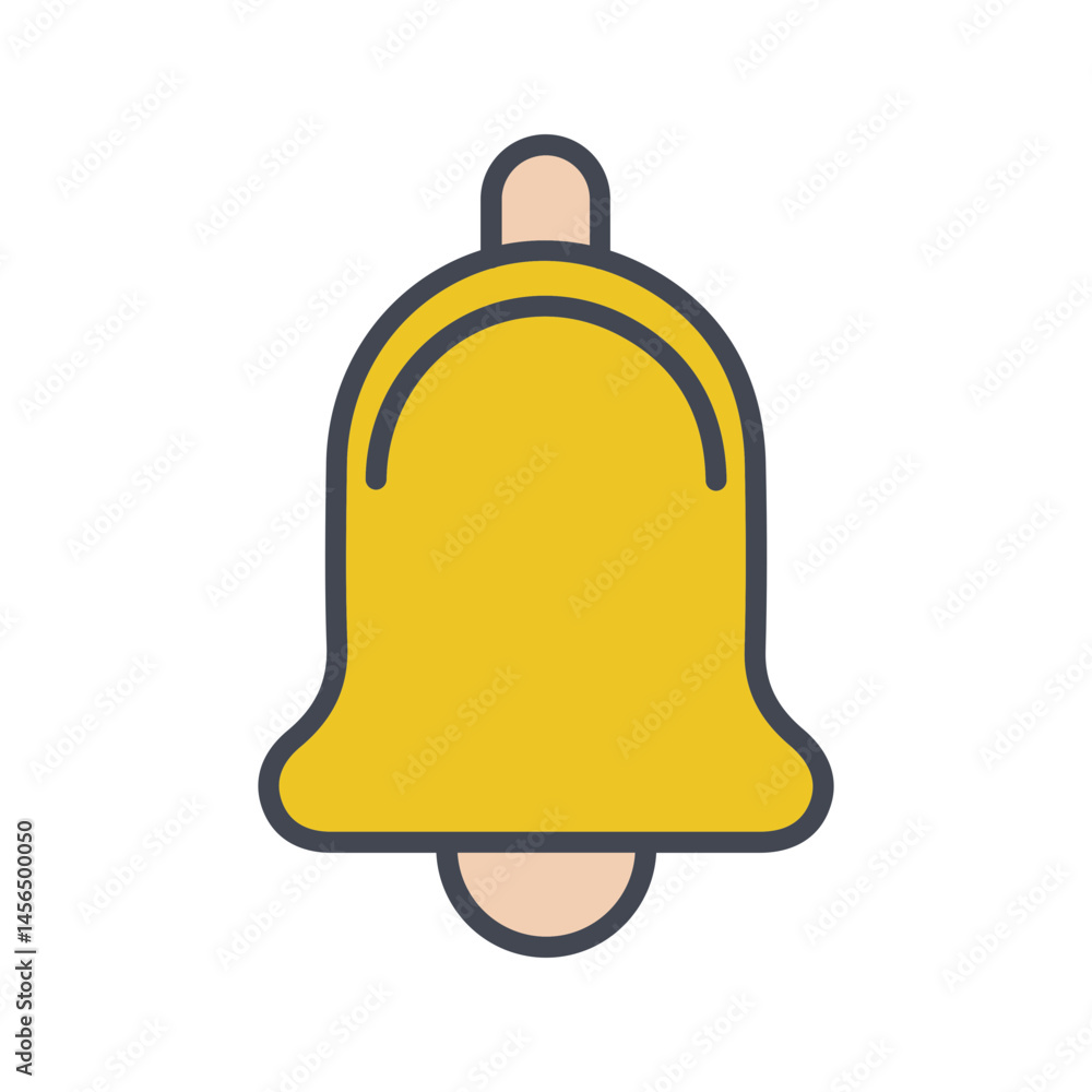Obraz premium School Bell Vector Icon