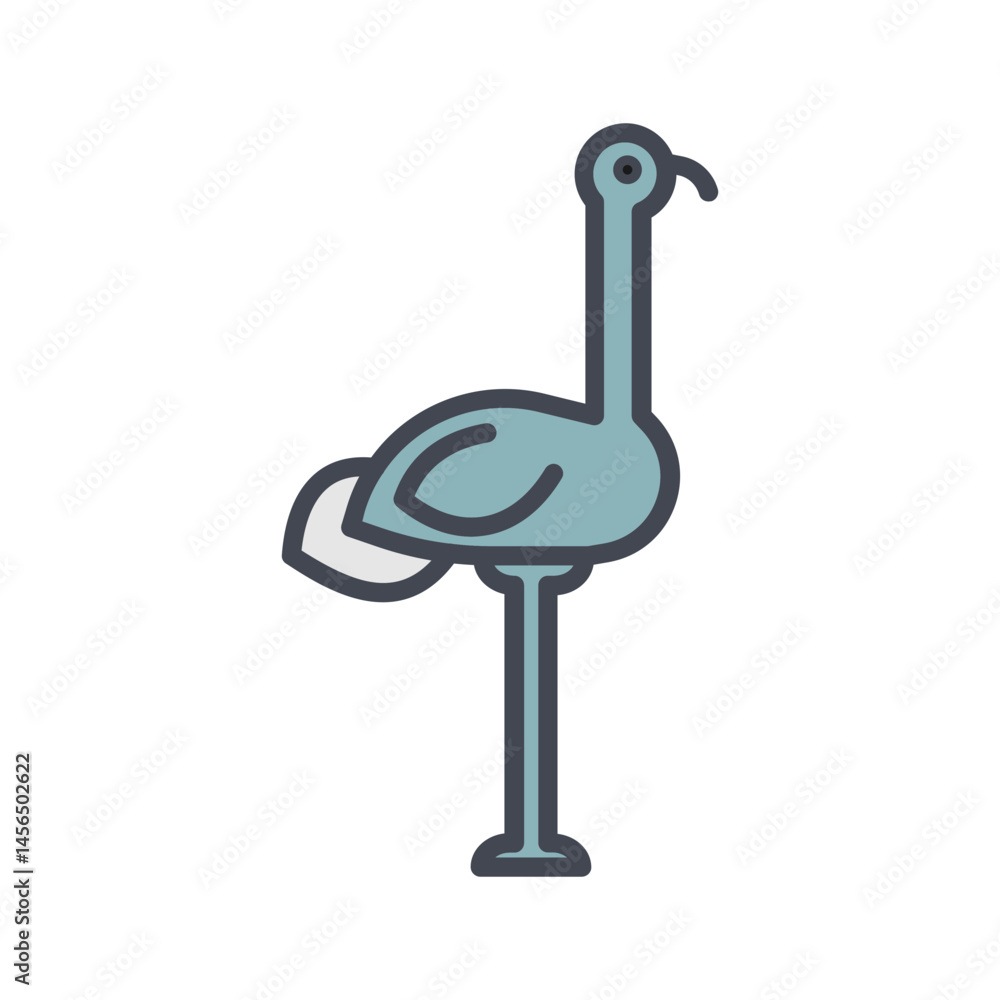 Heron Vector Icon Heron Vector Icon