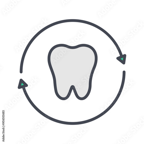 Dental Restoration Vector Icon