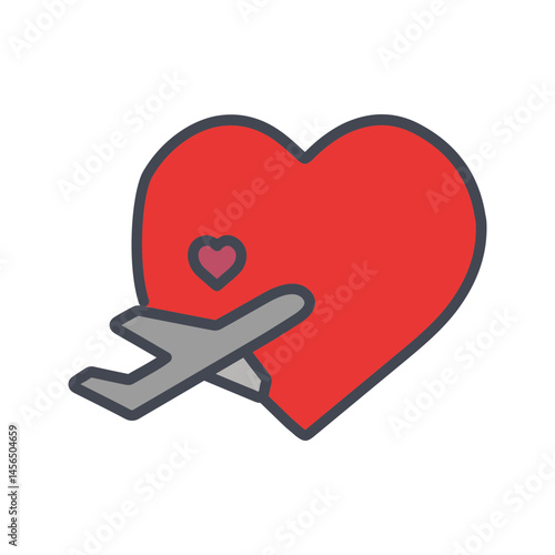 Romantic Getaway Vector Icon