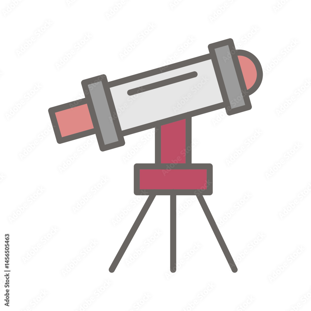 Telescope Vector Icon Telescope Vector Icon