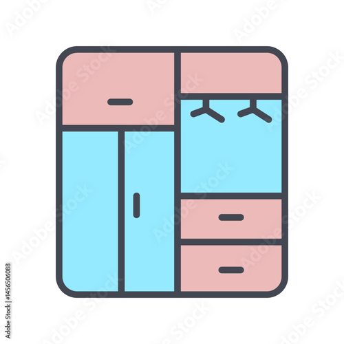 Closet Organization Vector Icon