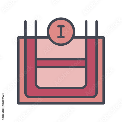 Door Reinforcement Vector Icon