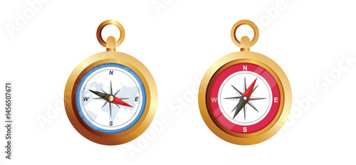 Set Various vintage marine compasses 