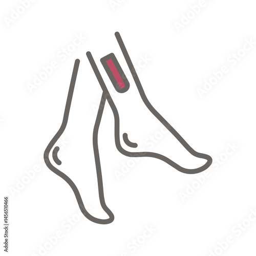 Waxing Vector Icon