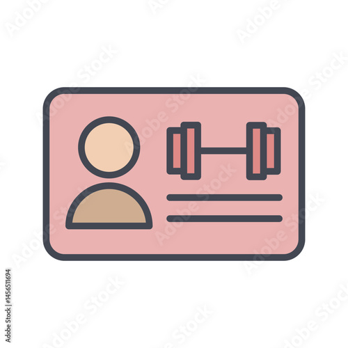 Gym Membership Vector Icon