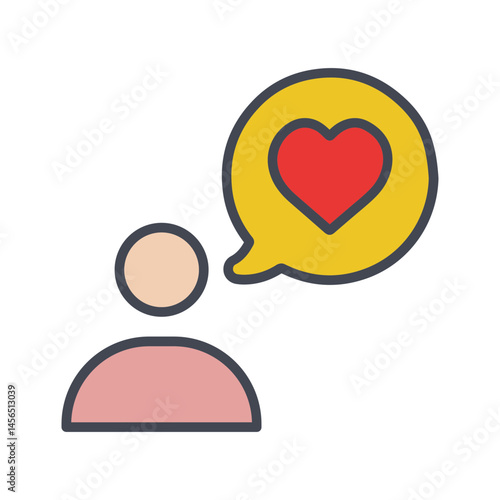 Love Confession Vector Icon
