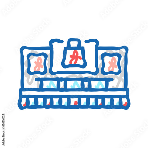 superstore store icon doodle illustration