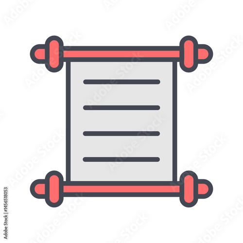 Manuscript Vector Icon