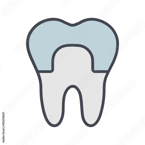 Dental Crown Vector Icon