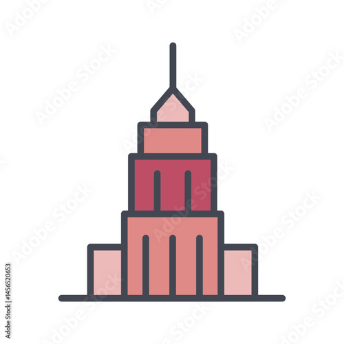 Historic Building Vector Icon