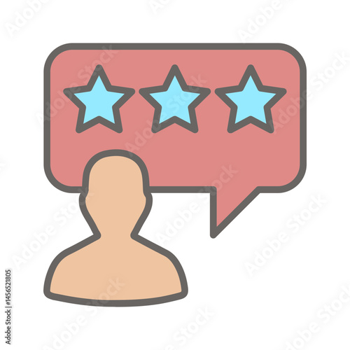 Testimonial Showcase Vector Icon