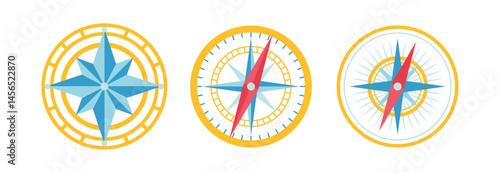 Set Various vintage marine compasses 
