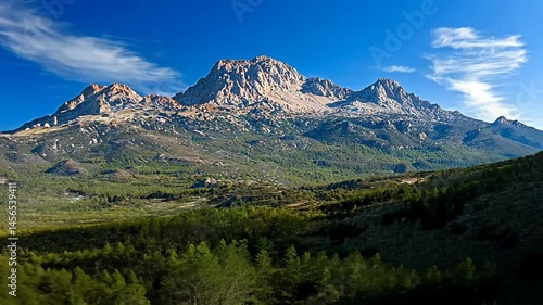 Wallpaper Mural Majestic Mountain Range Under Clear Blue Sky Torontodigital.ca
