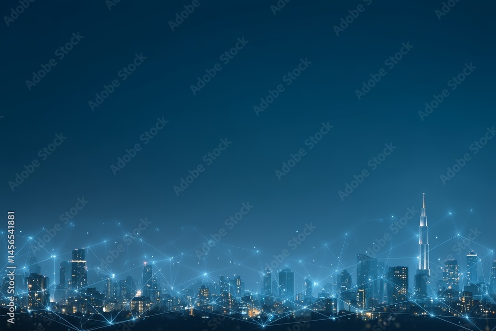 The background of network technology is an abstract datum connection in a mesh of tech and blue design for computer wallpaper that depicts cyberspace science with a structure of futuristic cloud The background of network technology is an abstract datum connection in a mesh of tech and blue design for computer wallpaper that depicts cyberspace science with a structure of futuristic cloud