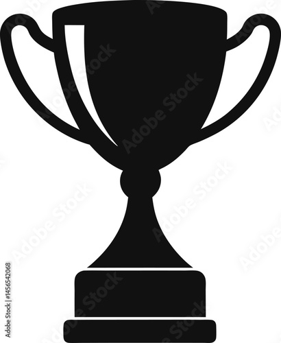 trophy achievement black silhouette 