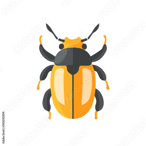 A Simple flat 2D icon vector bug set collection isolated on a transparent background, vector, flat design, animation design, simple flat 2D icon, minimalist design, clipart
