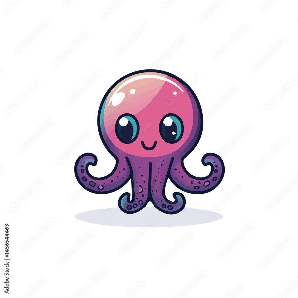 My Simple flat 2D illustration of a octopus isolated on a transparent background, vector, flat design, animation design, simple flat 2D icon, clipart My Simple flat 2D illustration of a octopus isolated on a transparent background, vector, flat design, animation design, simple flat 2D icon, clipart