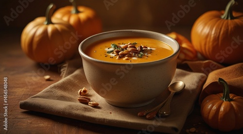 pumpkin soup with pumpkin