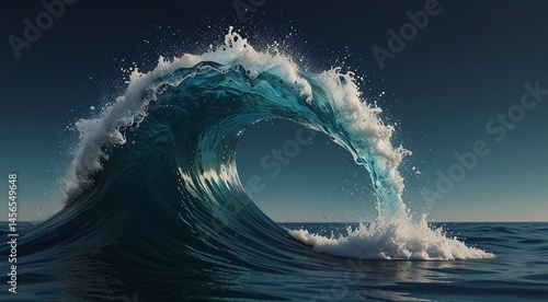 water splash isolated on white background