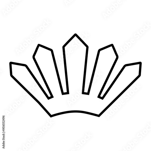 Crown vector icon. King illustration sign. Queen symbol. monarchy mark.