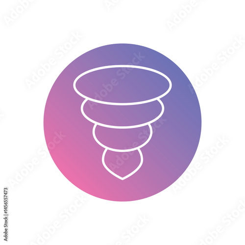 Tornado  vector icons stock illustration