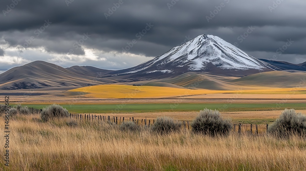 Fototapeta premium Mountain landscape scenic valley