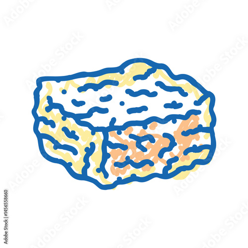 rice crispy treats food snack icon doodle illustration