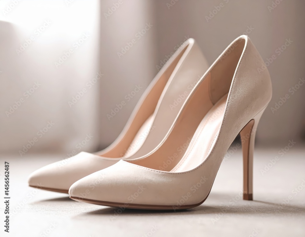 stylish high heels on a clear background stylish high heels on a clear background