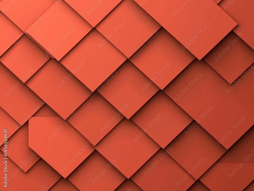Geometric Pattern of Overlapping Squares in Warm Earthy Tones Geometric Pattern of Overlapping Squares in Warm Earthy Tones