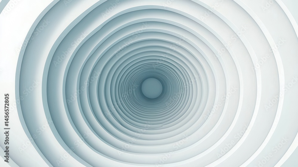 Abstract Circular Tunnel with Gradual Inner Layer Design Pattern Abstract Circular Tunnel with Gradual Inner Layer Design Pattern