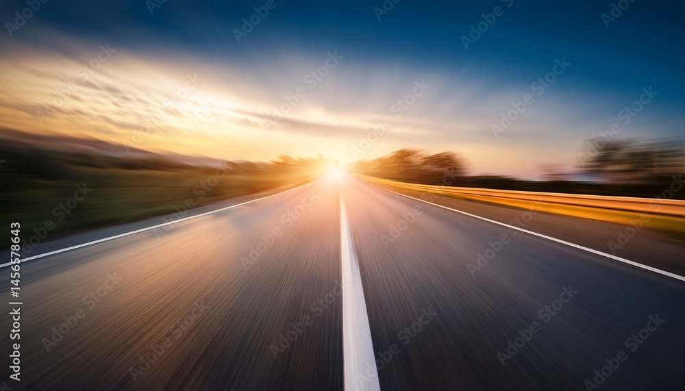 Naklejka premium blur image of motion as fast on the road