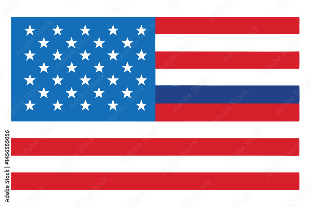 Naklejka premium flag of usaflag of usa