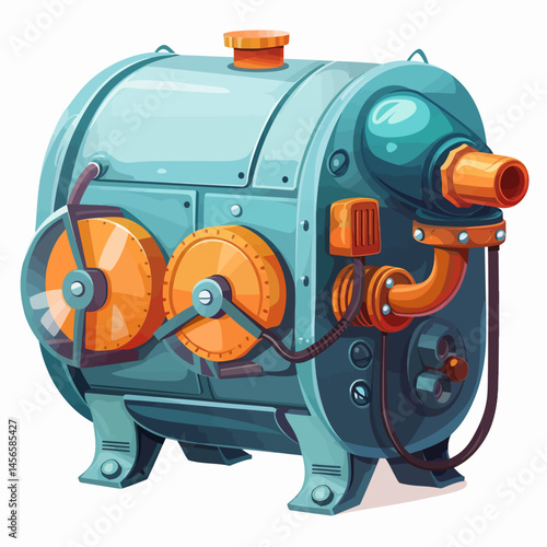 Compressor vector illustration 