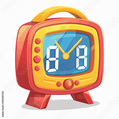 Illustration of digital clock 